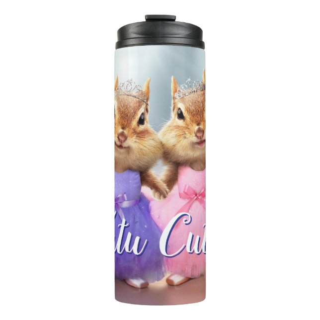 Chipmunk Ballerina Duo Thermosbecher (Vorderseite)