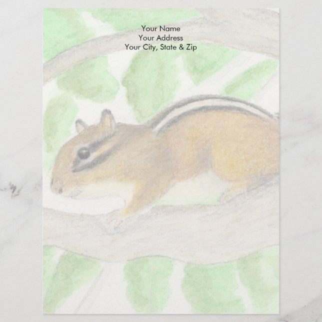 Chipmunk Briefbogen (Vorderseite)