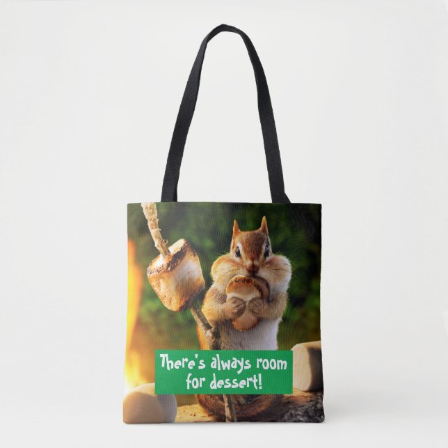 Chipmunk Ess Marshmallow Tasche (Vorderseite)