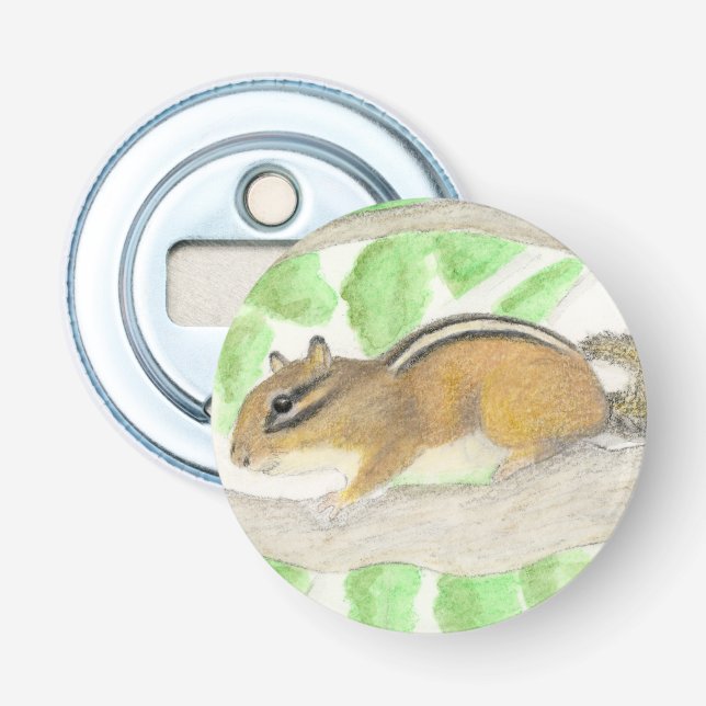 Chipmunk Flaschenöffner (Vorderseite)