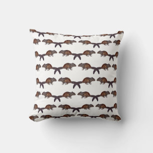 Chipmunk Frenzy Pillow (Farbe auswählen) Kissen