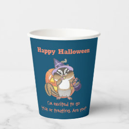 Chipmunk-Halloween-Papiertasse Pappbecher