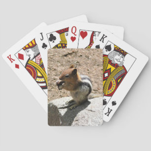 Chipmunk in Yosemite, Kalifornien Spielkarten