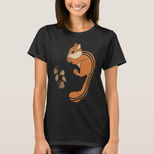 Chipmunk isst Nuts für Kinder T-Shirt