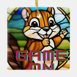 Chipmunk Keramikornament