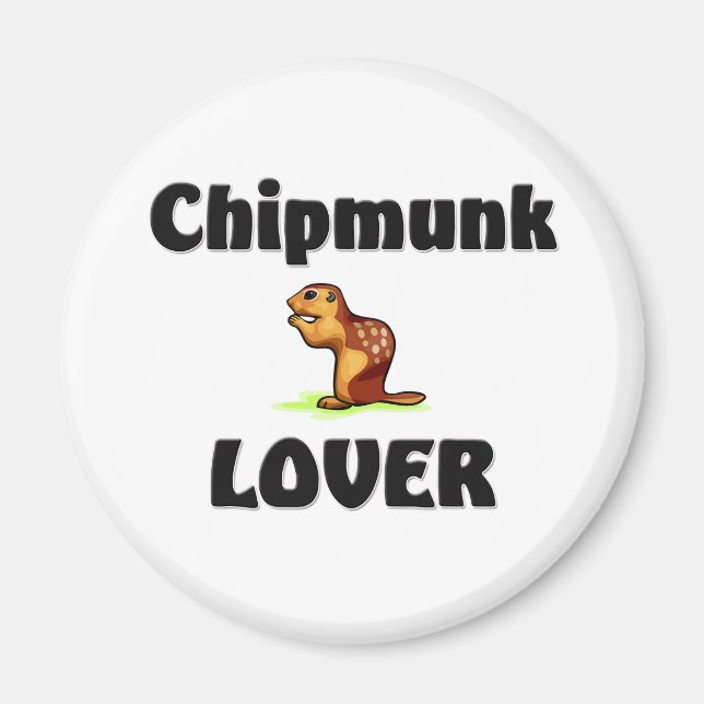 Chipmunk Lover Magnet (Vorne)