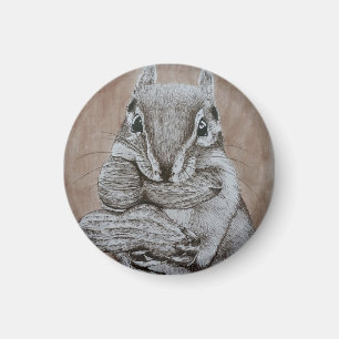 Chipmunk Magnet