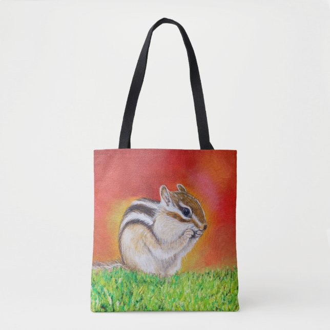 Chipmunk-Malerei Tasche (Vorderseite)