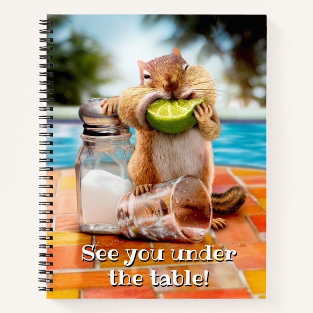 Chipmunk mit Limon Notizbuch (Vorderseite)