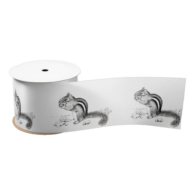 Chipmunk Ribbon Satinband (Spule)