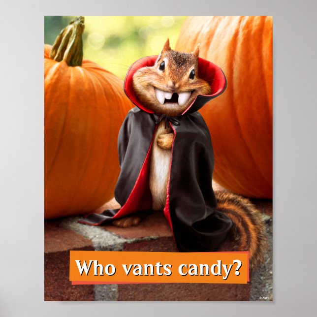 Chipmunk Vampire Poster (Vorne)
