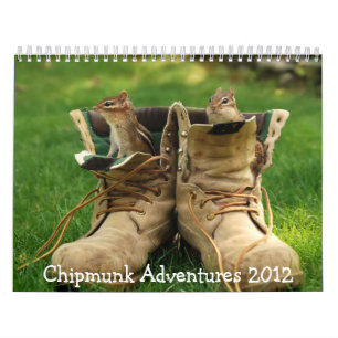Chipmunk wagt Kalender 2012