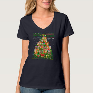 Chipmunk Xmas Leuchtturm Santa Chipmunk Ugly Ch T-Shirt