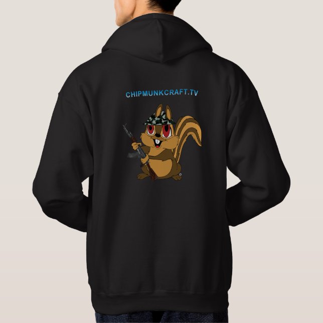 ChipmunkCraft mit Kapuze Sweatshirt v2 (Rückseite)