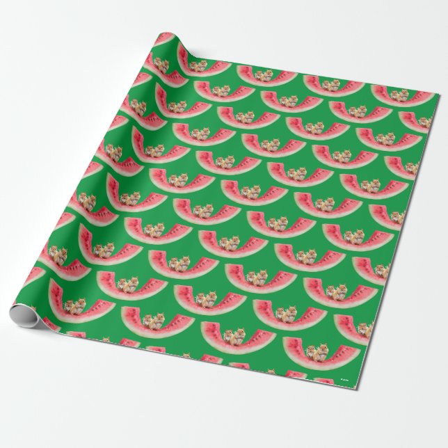 Chipmunke Esswasser Geschenkpapier (Ungerollt)