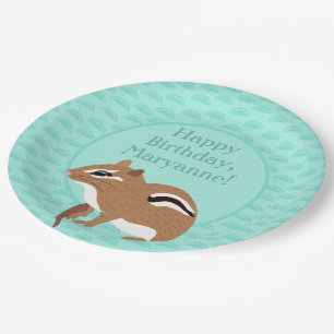 Chipmunks Themed Birthday Party Custom Pappteller