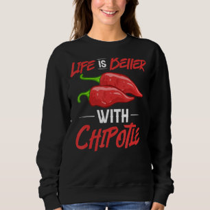 Chipotle Paprikaschoten Sauce Chili Salsa Powder Q Sweatshirt