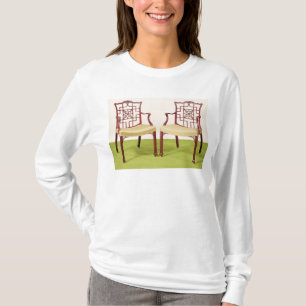 Chippendale Mahagonibaum, der Stühle speist T-Shirt