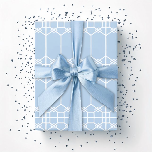 Chippendale Octagon Trellis in Slate Geschenkpapier (Von Creator hochgeladen)