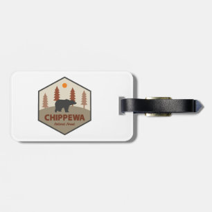 Chippewa National Forest Minnesota Bear Gepäckanhänger