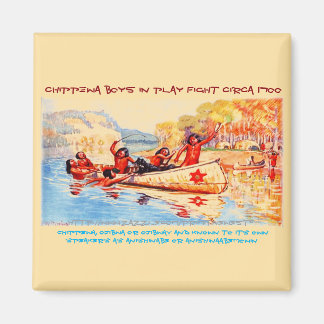 ‚Chippewa/Ojibwe Boys-Circa 1700‘ Magnet