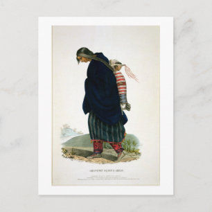 Chippeway Squaw and Child, Pub. von F.O.W. Greenou Postkarte
