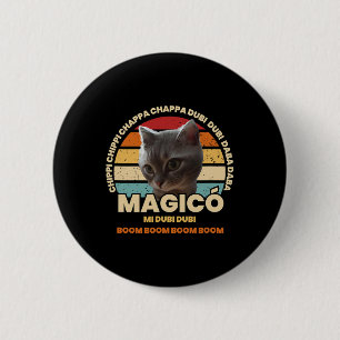 Chippi Chippi Chappa Chappa Tanza Cat Meme 1 Button