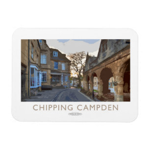 Chipping Campden Eisenbahnplakat Magnet