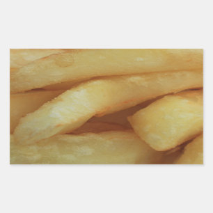 Chips/Fischrogen Rechteckiger Aufkleber