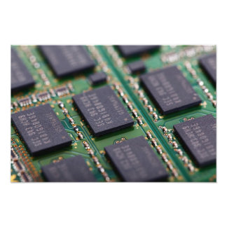 Chips für Computerspeicher Fotodruck
