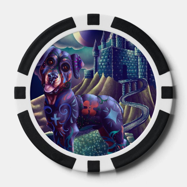 Chips für kundenspezifische Poker (Vorderseite)