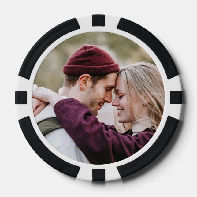 Chips für niedliches Foto Poker (Vorderseite)