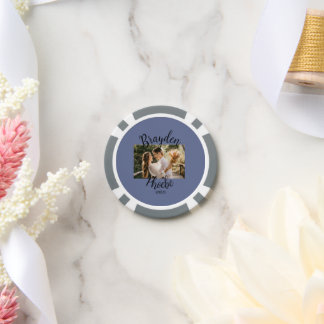 Chips für personalisierte Hochzeiten Poker