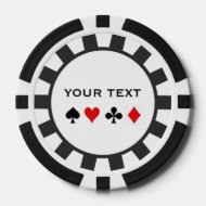 Chips für personalisierte Poker