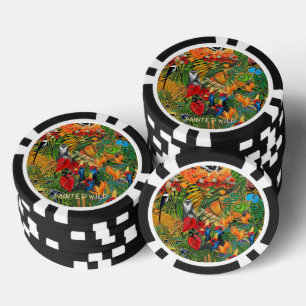 Chips für wild lebende Poker