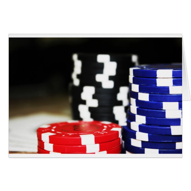 Chips Gambling Casino Gewinnen Spiel Luck Risiko W (Vorderseite (Horizontal))
