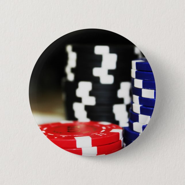 Chips Gambling Casino Gewinnen Spiel Luck Risiko W Button (Vorderseite)