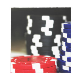 Chips Gambling Casino Gewinnen Spiel Luck Risiko W Notizblock
