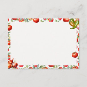 Chips 'N Salsa Blank Recicard Begleitkarte