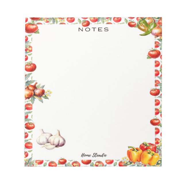 Chips 'N Salsa Leeres Notizbuch Notizblock (Vorderseite)