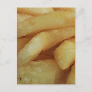 Chips/Pommes frites Postkarte