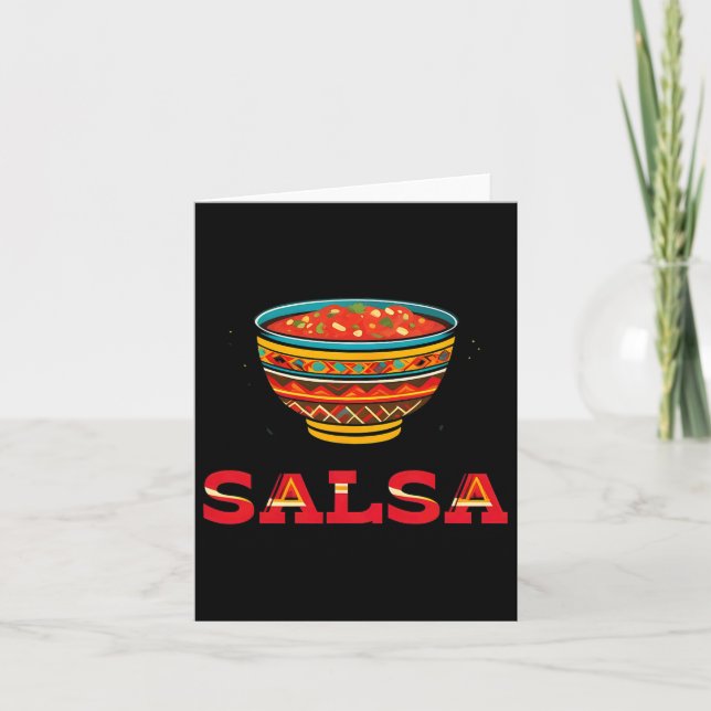 Chips und Salsa-Matchköpfe Karte (Vorderseite)