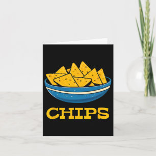 Chips und Salsa-Matchköpfe Karte