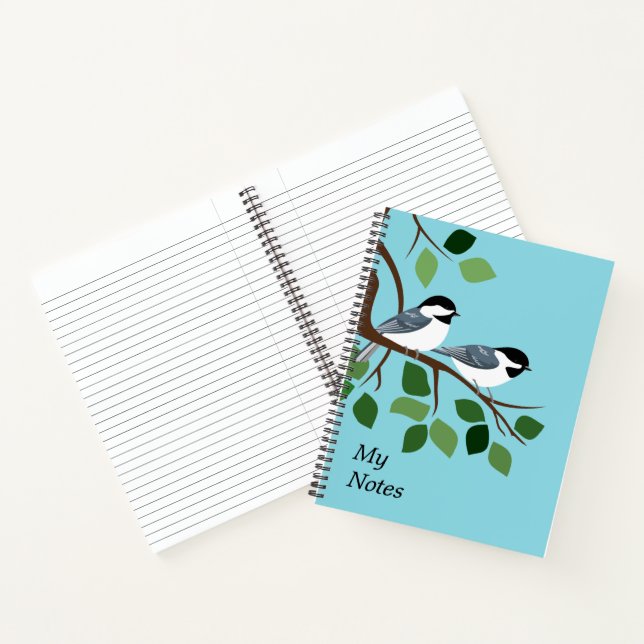 Chipsätze auf Notebooks mit Zweigstellen von Bäume Notizbuch (Innenseite)
