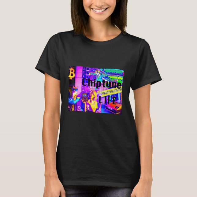 Chiptune-Leben T-Shirt (Vorderseite)