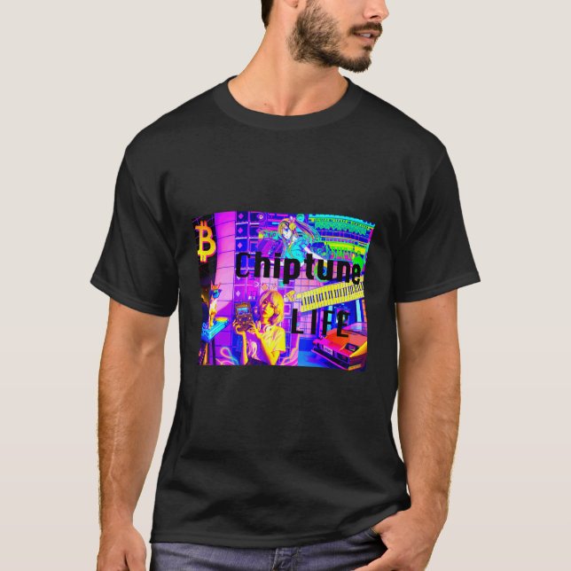 Chiptune-Leben T-Shirt (Vorderseite)