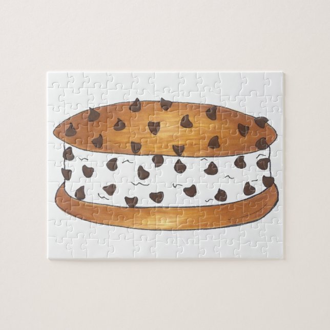 Chipwich Chocolate Chip Cookie Ice Creme Sandwich (Horizontal)