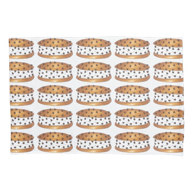Chipwich Chocolate Chip Cookie Ice Creme Sandwich Kissenbezug (Vorderseite)