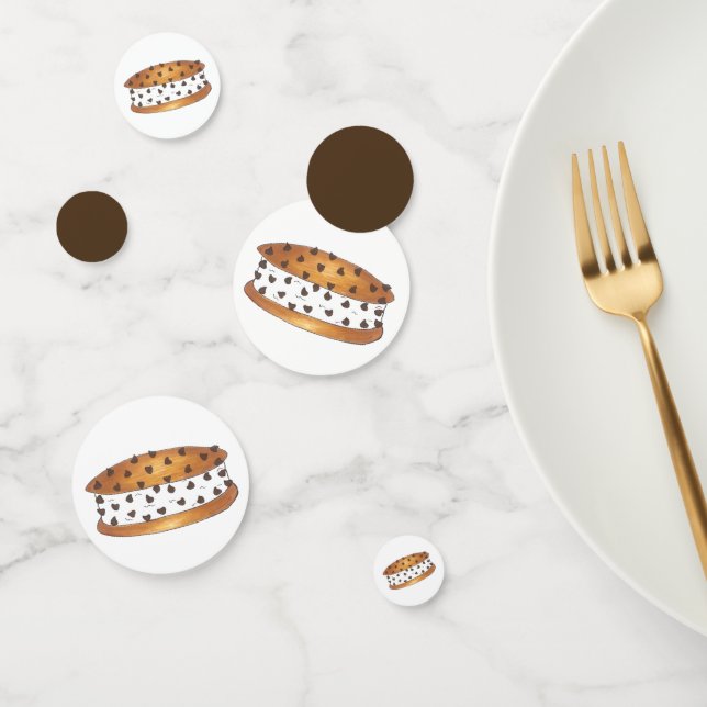Chipwich Chocolate Chip Cookie Ice Creme Sandwich Konfetti (Gruppe)