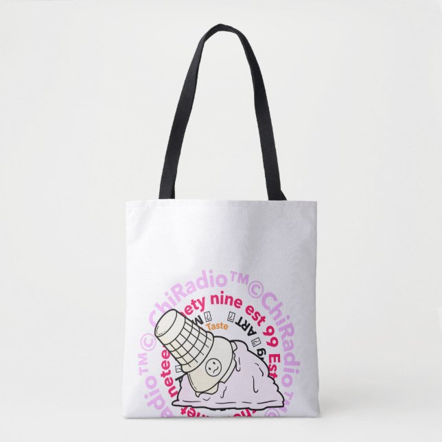 ChiRadio LLC ™ ( Eiscreme-Logo ) Tasche (Vorderseite)